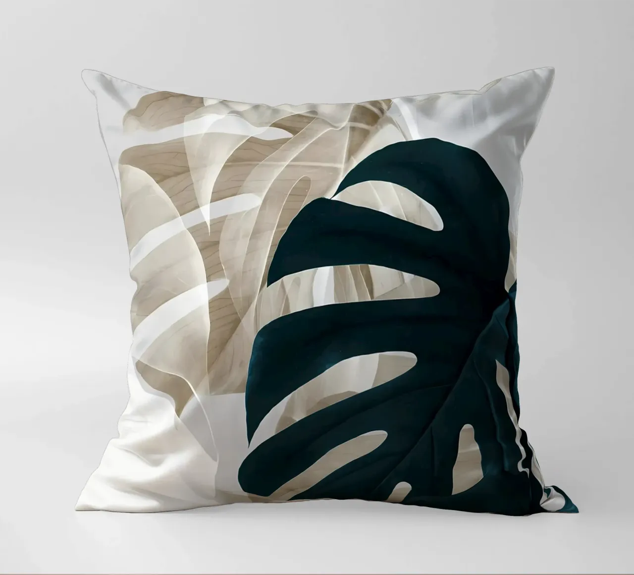 Monstera Creativa 05 cuscino da Nicholas Campbell