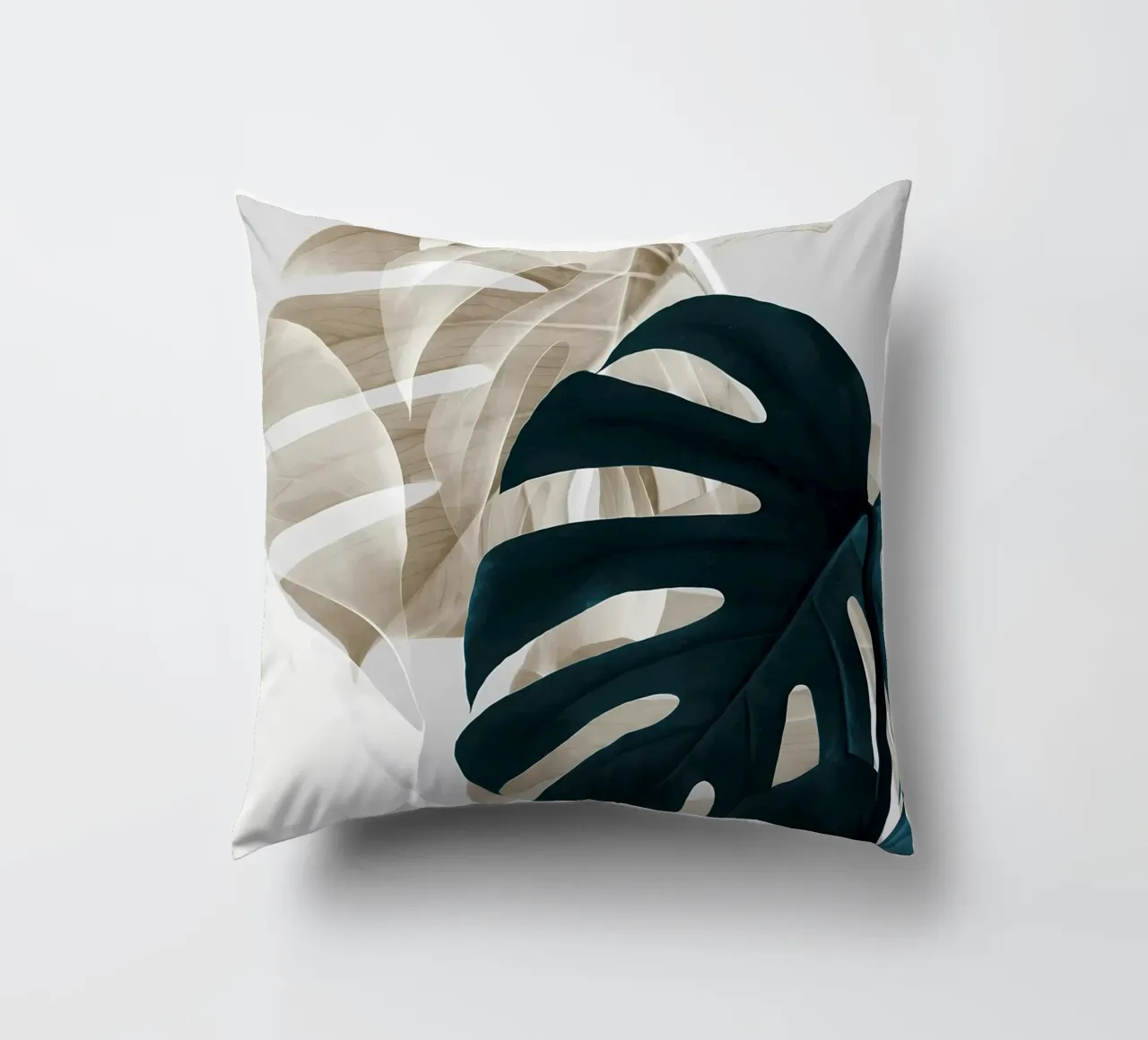 Monstera Creativa 05 cuscino da Nicholas Campbell