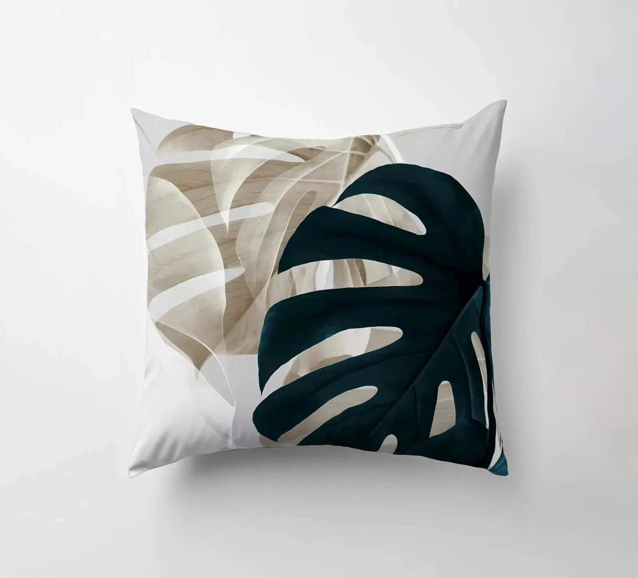 Monstera Creativa 05 cuscino da Nicholas Campbell