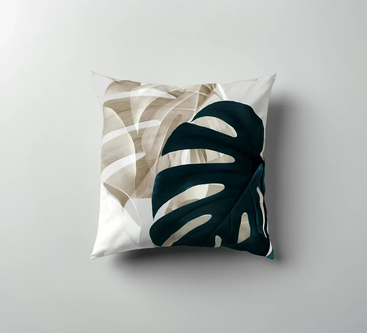Monstera Creativa 05 cuscino da Nicholas Campbell