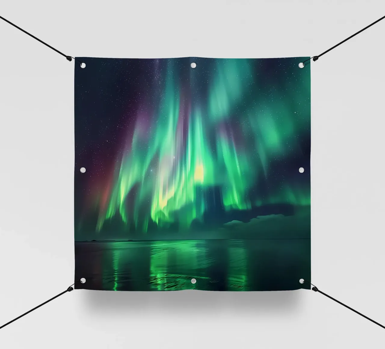 L'aurora boreale telo in pvc da Matthew Katz