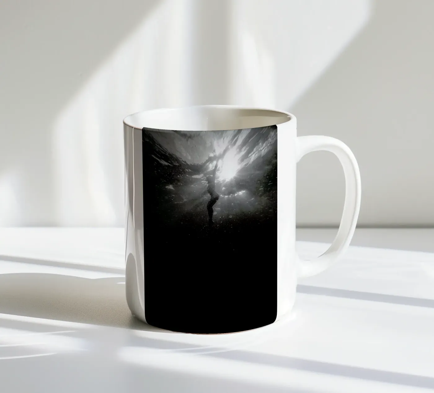 Diving Deep ceramic mug by Chris Abatzis