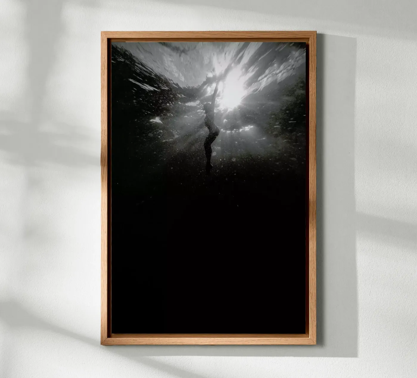 Diving Deep canvas by Chris Abatzis