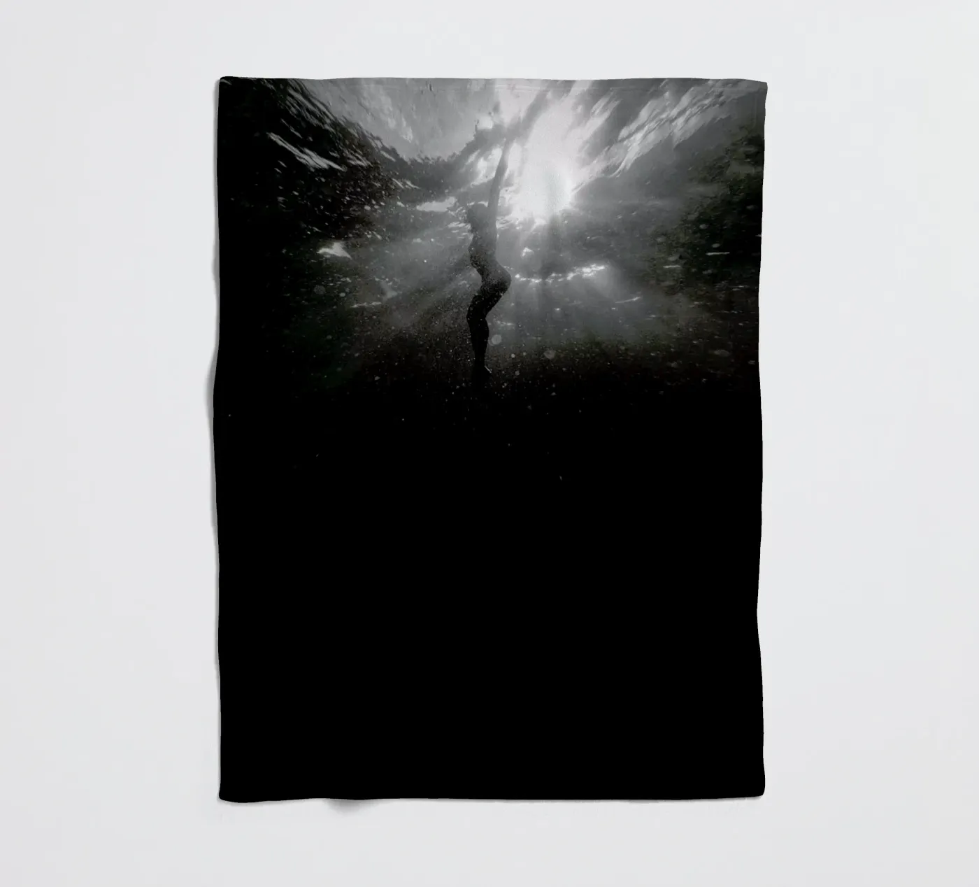 Diving Deep plaid polaire de Chris Abatzis