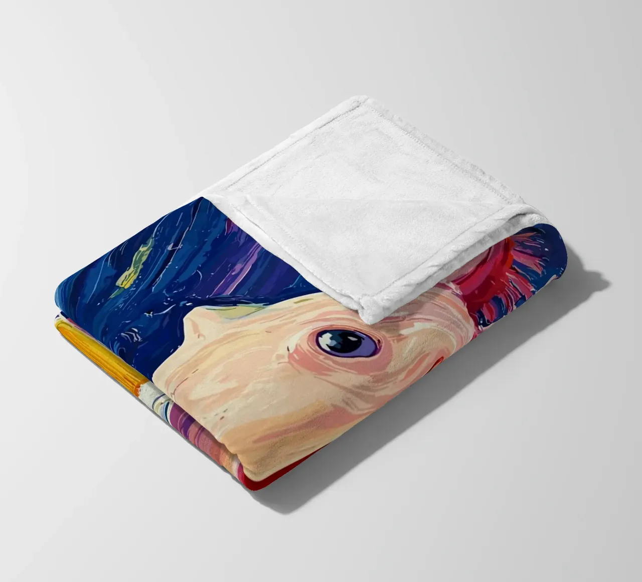 axolotl beer coperta in pile da ramosashop