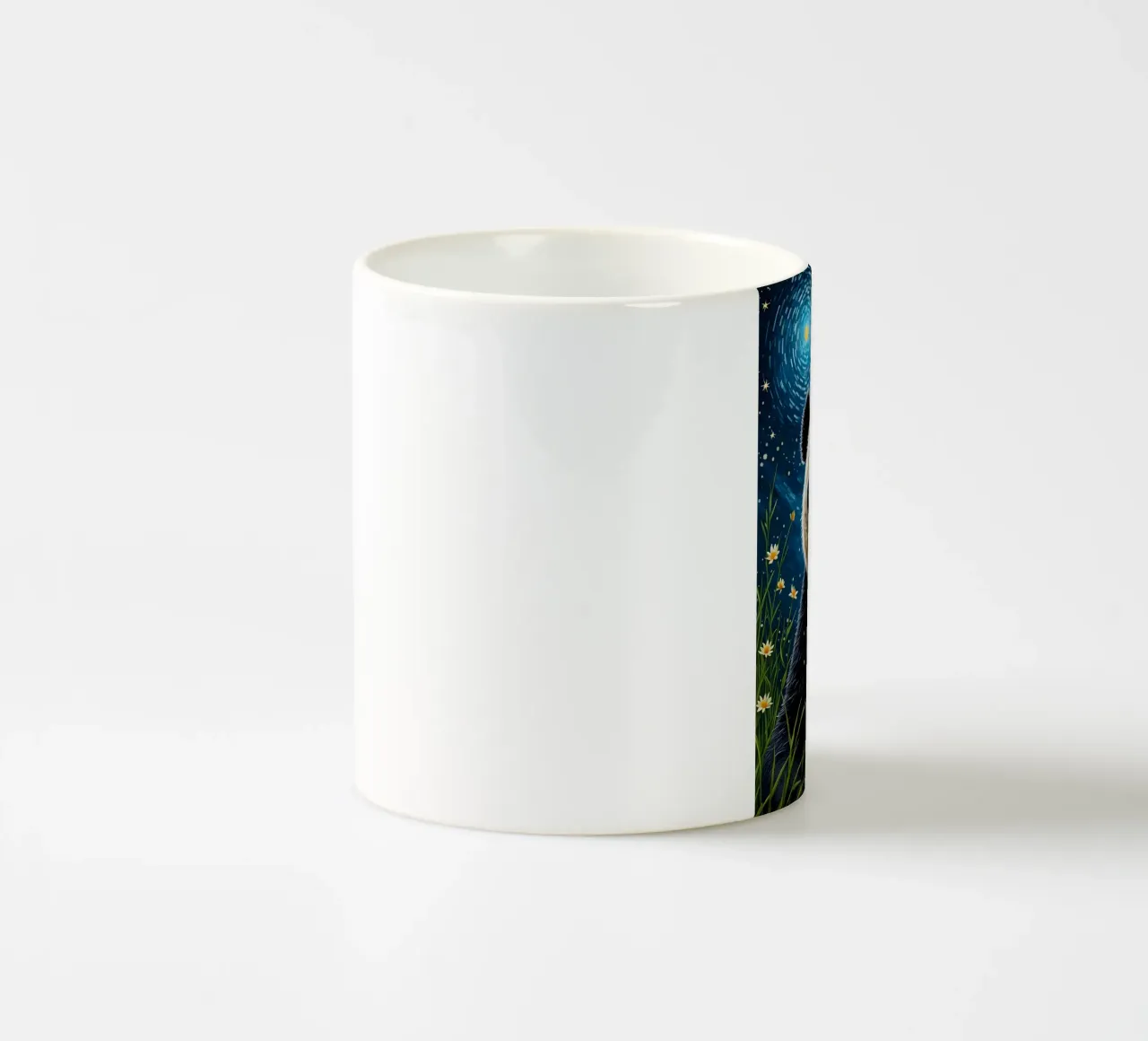 Panda Notte stellata tazza in ceramica da Adrian Patel