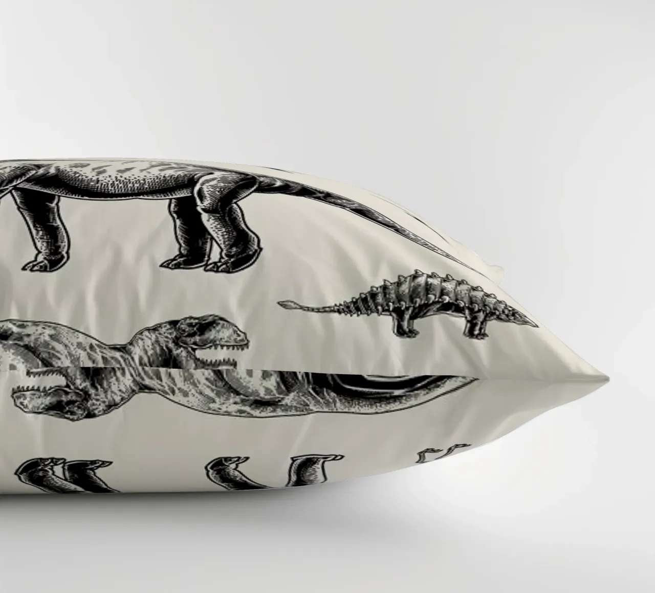 Prehistoric Beasts decorative cushion by Flora & Fauna