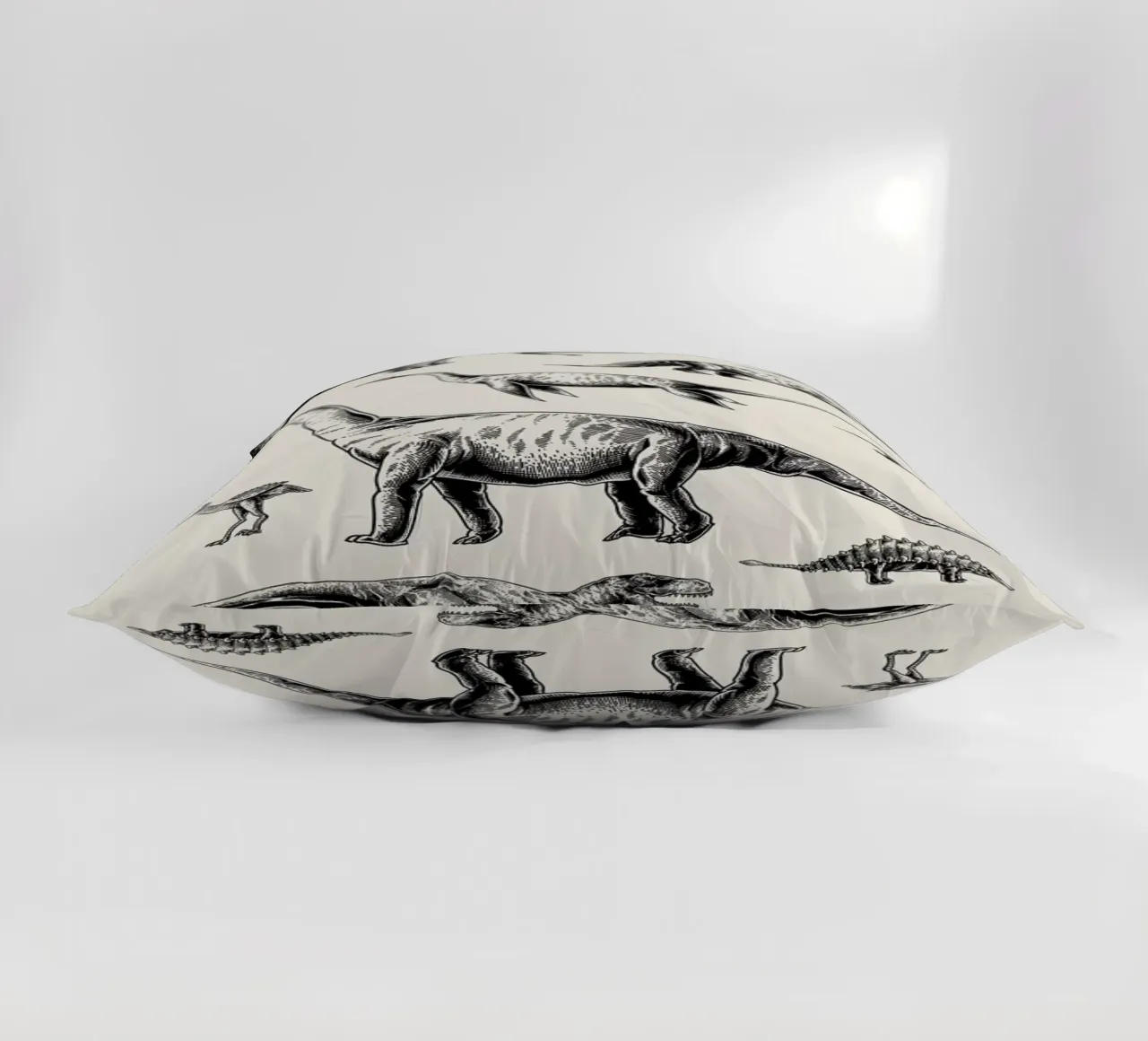 Prehistoric Beasts decorative cushion by Flora & Fauna