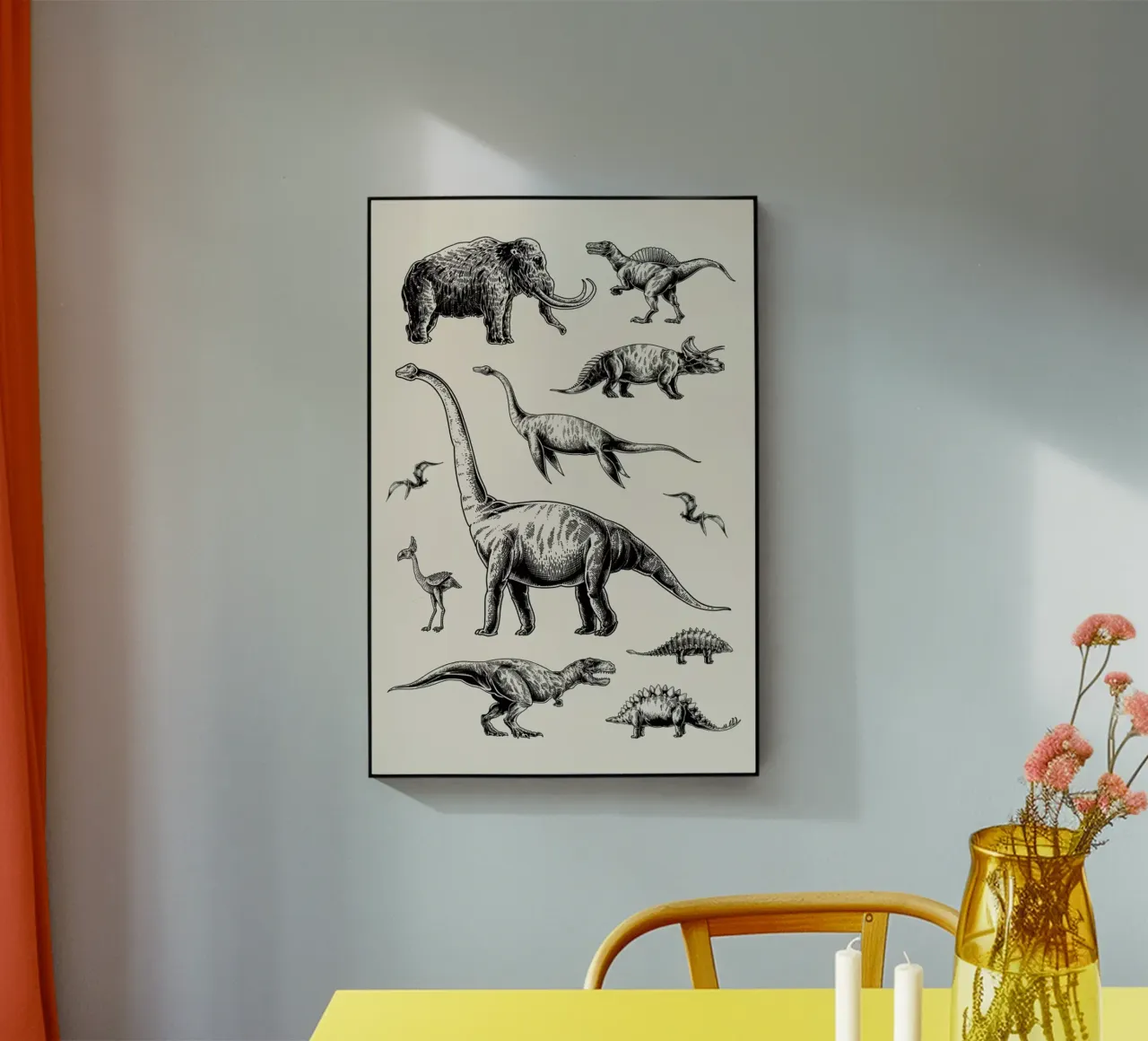 Prehistoric Beasts plexiglass da Flora & Fauna