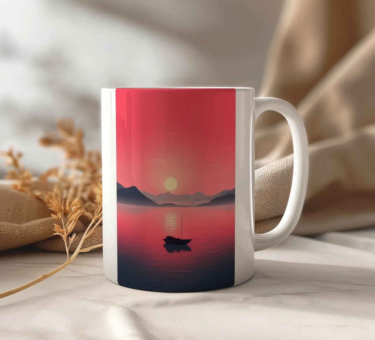 Das Boot Keramik Tasse von Bartosz Powalka