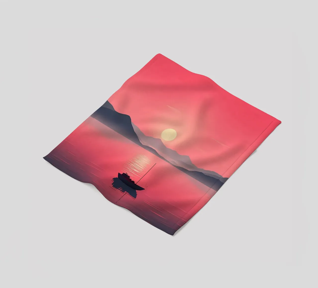 Das Boot Fleecedecke von Bartosz Powalka