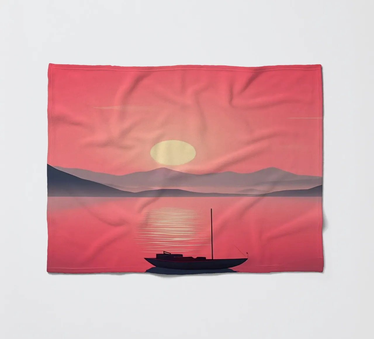 Das Boot Fleecedecke von Bartosz Powalka