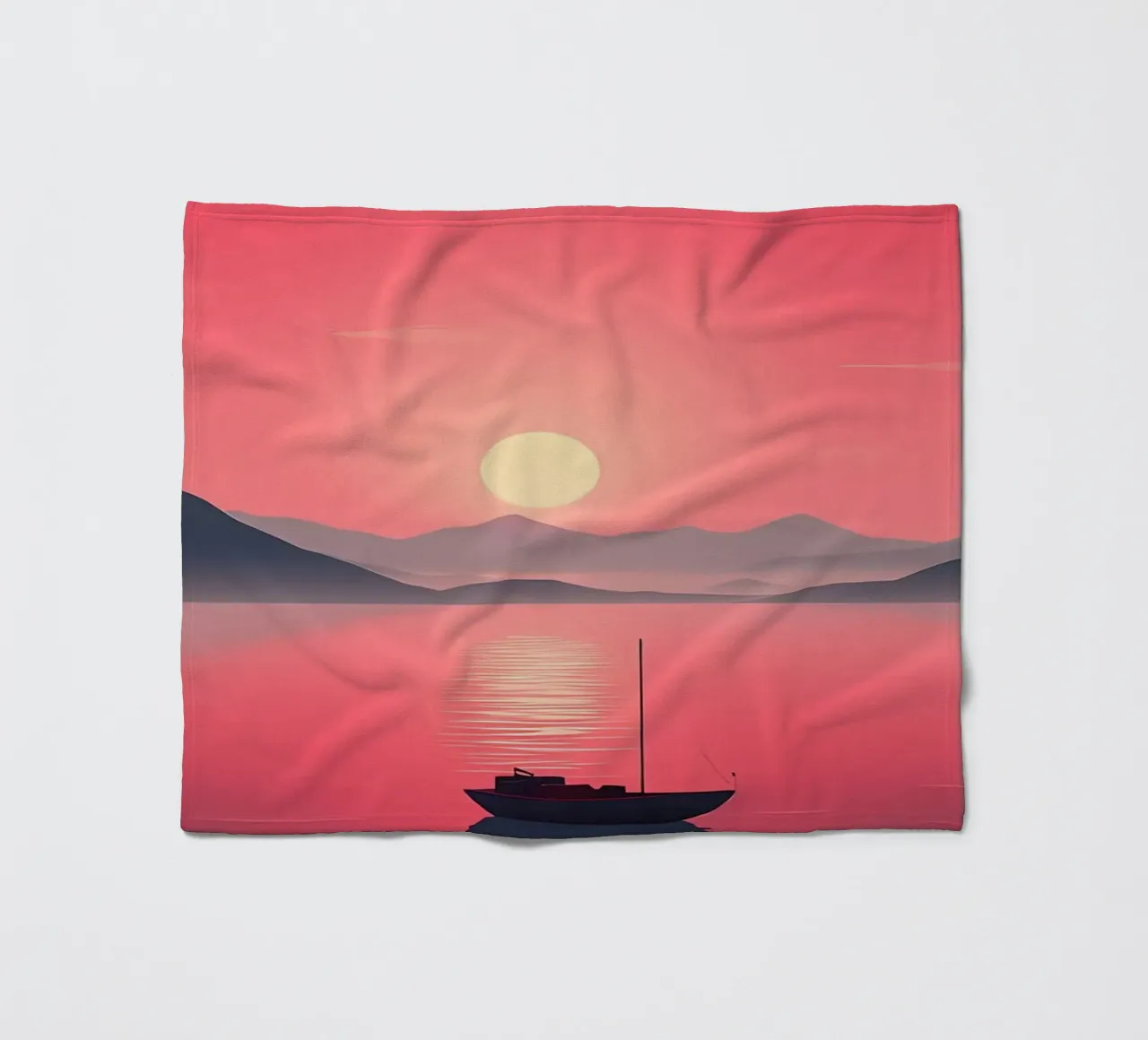 Das Boot Fleecedecke von Bartosz Powalka