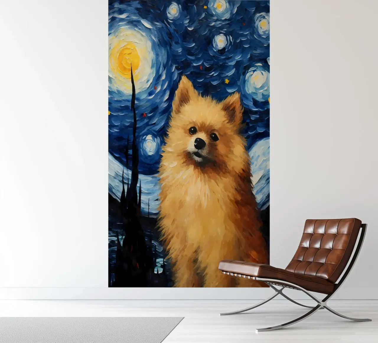 Pomeranian Starry Night Fototapete von Adrian Patel