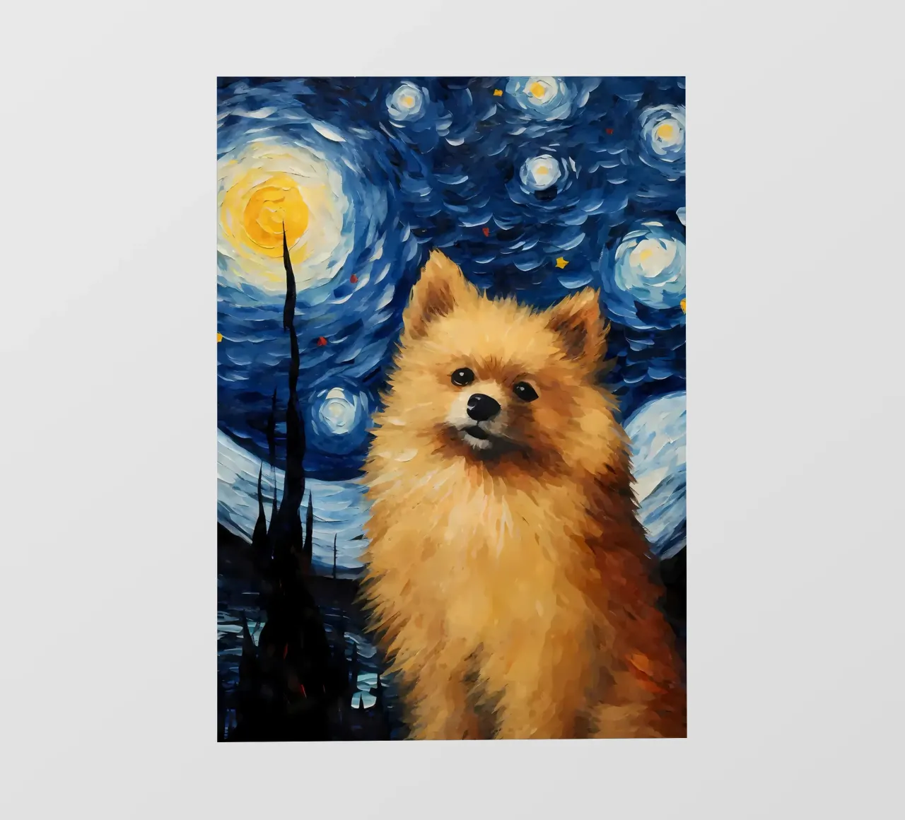 Pomeranian Starry Night Fototapete von Adrian Patel