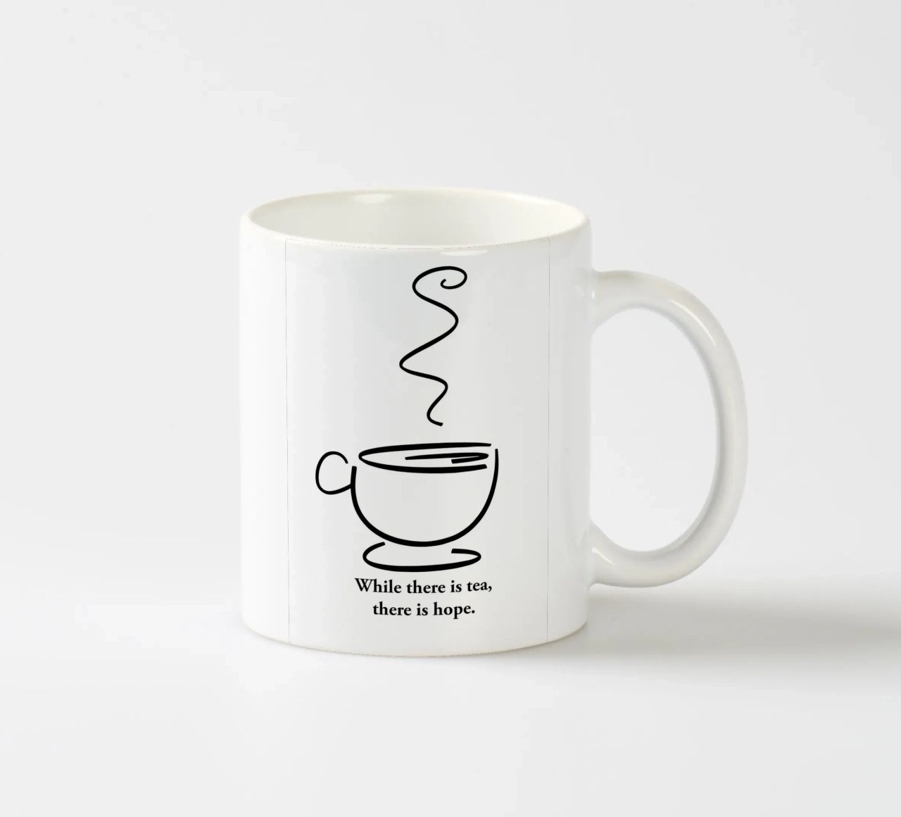 Tee-Liebhaber Wand Kunst Dekor Keramik Tasse von Aiden Garcia