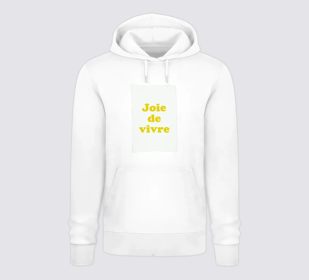 Joie de vivre felpa con cappuccio da typed