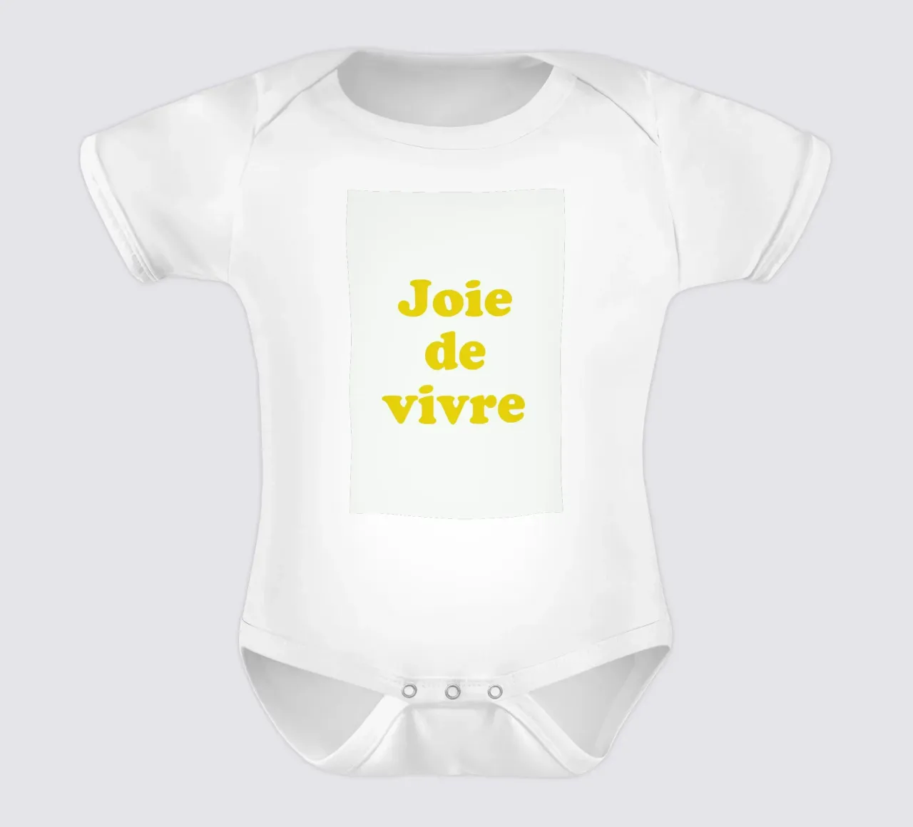 Joie de vivre body de bebé de typed