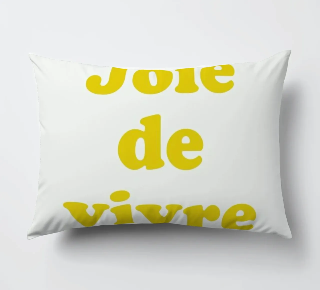 Joie de vivre cuscino da typed
