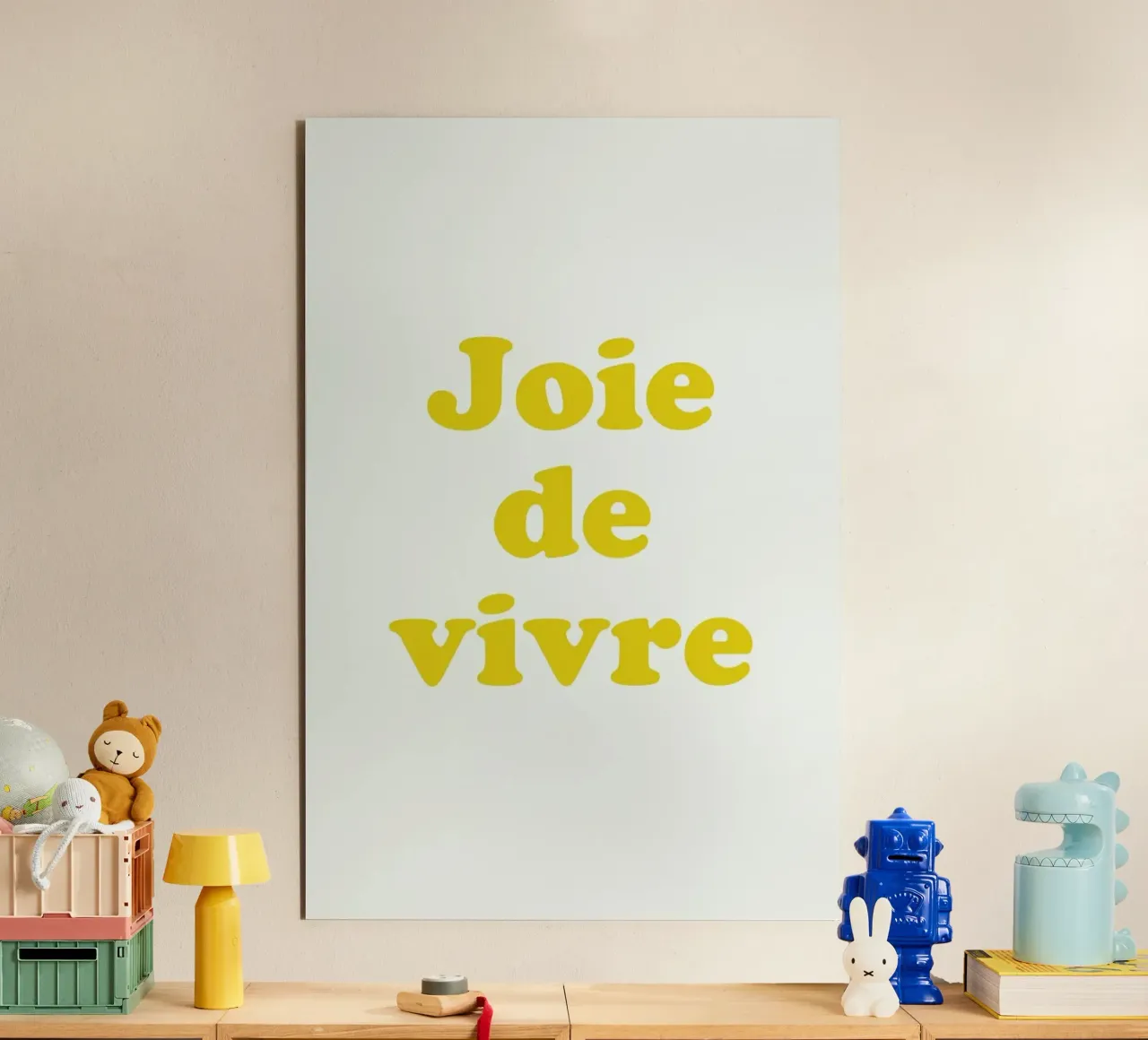 Joie de vivre alu-dibond by typed