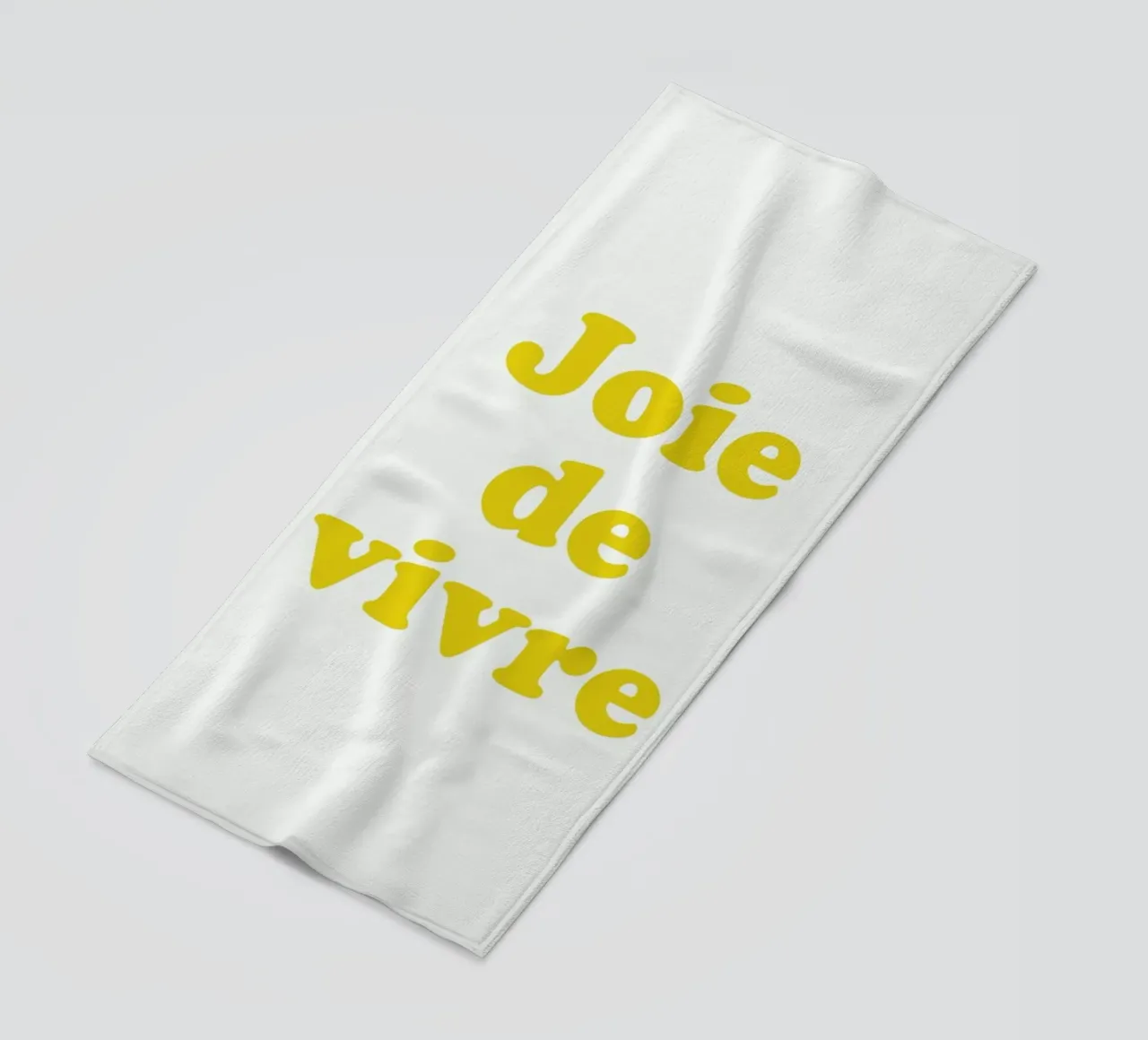 Joie de vivre telo mare da typed