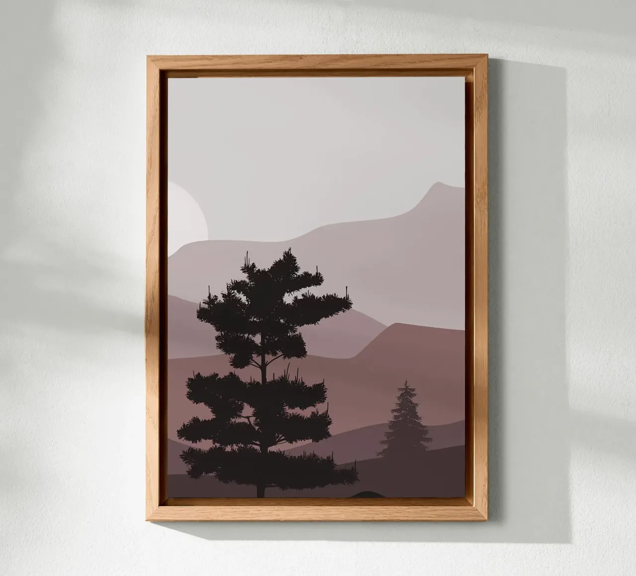 Berglagen zonsopgang aluminium-dibond van Bartosz Powalka