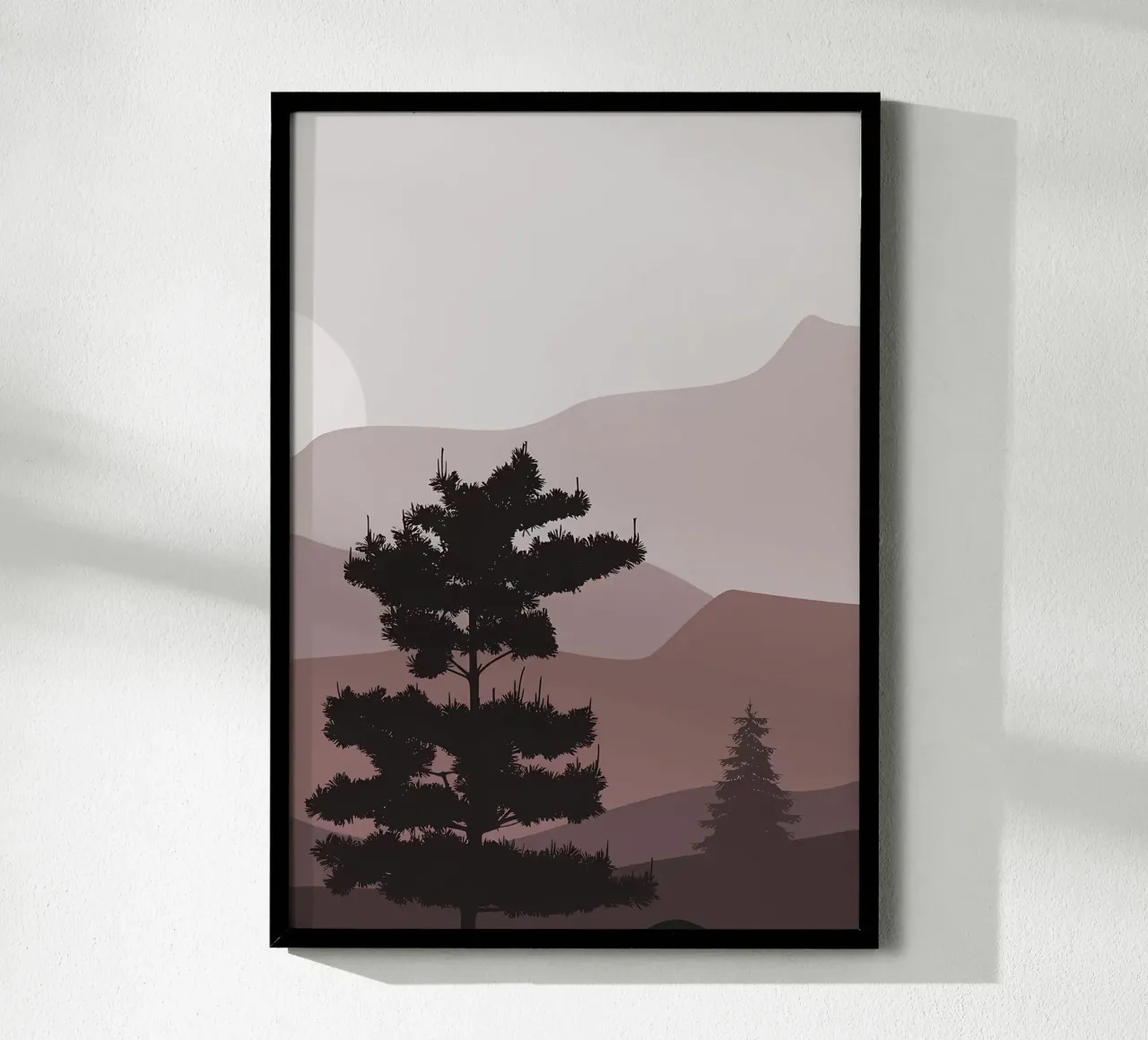 Strati di montagna sorgere del sole poster da Bartosz Powalka