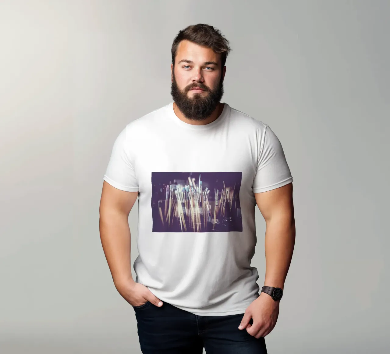 Art Brushes t-shirt da Magdalena Martin Photography
