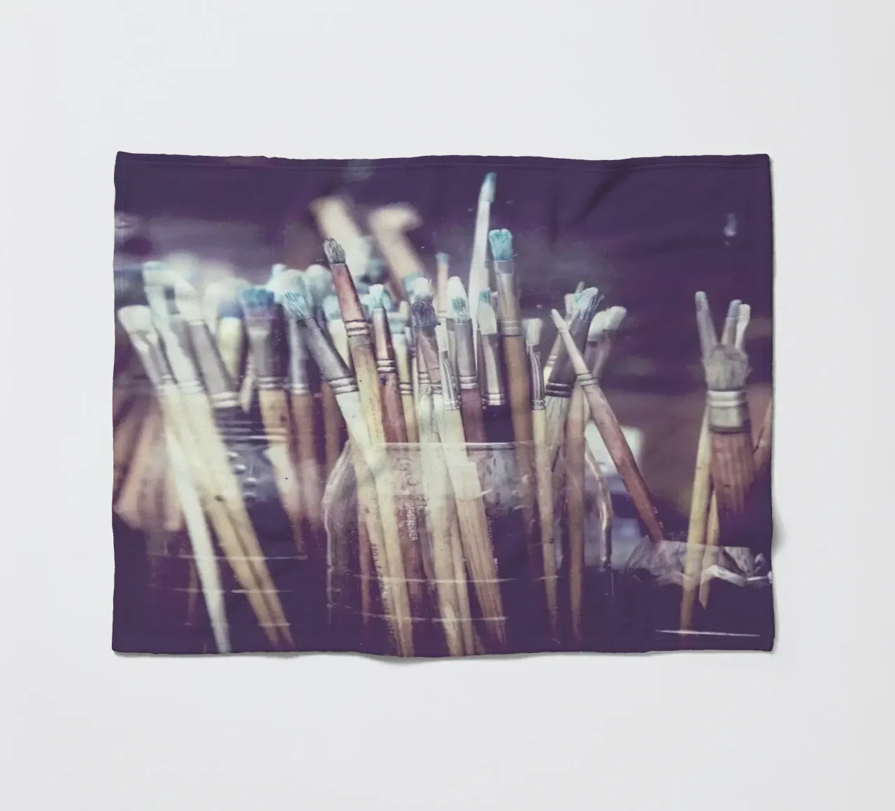 Art Brushes coperta in pile da Magdalena Martin Photography