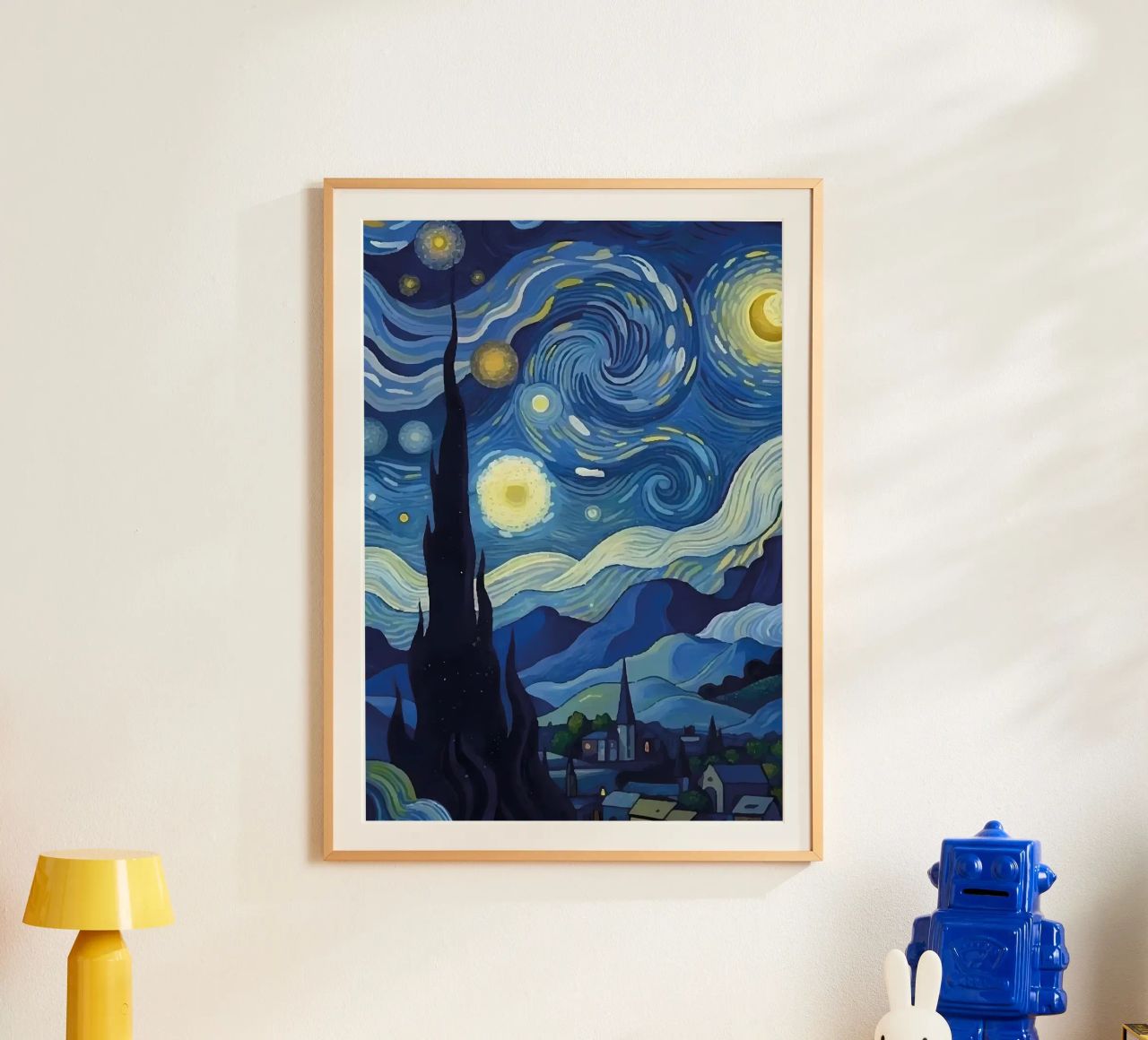 Sternenhafte Nacht Poster von Adrian Patel