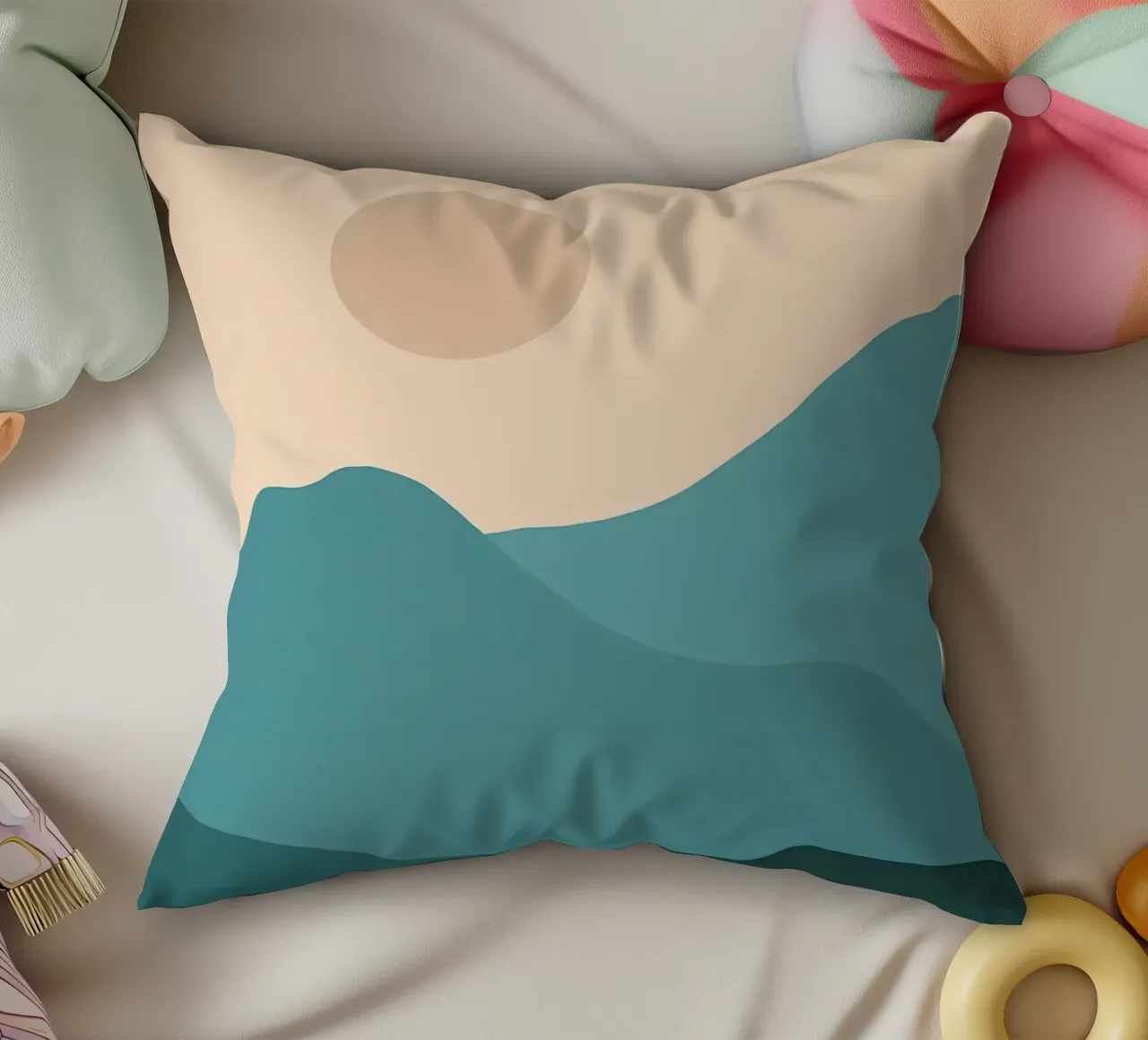 Paesaggio Boho cuscino da Bartosz Powalka