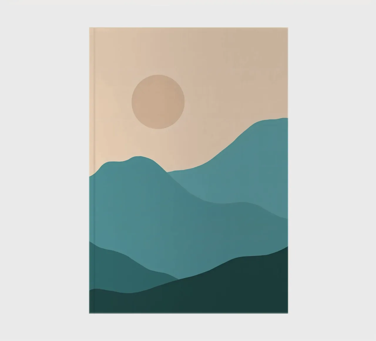 Boho Landscape notebook by Bartosz Powalka