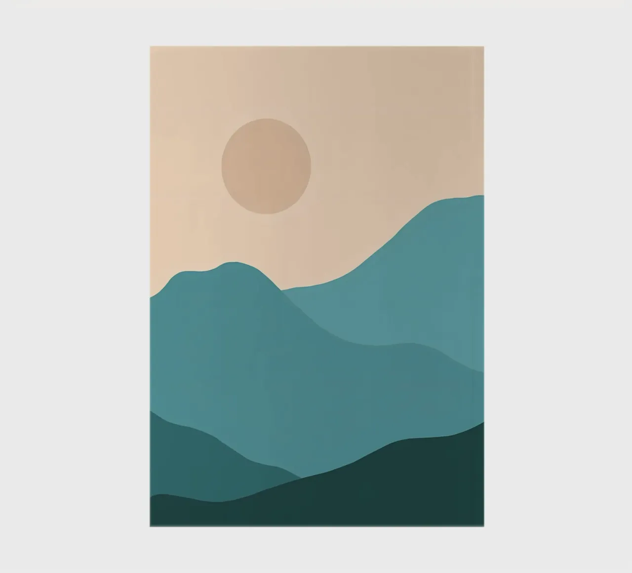 Boho Landscape notebook by Bartosz Powalka