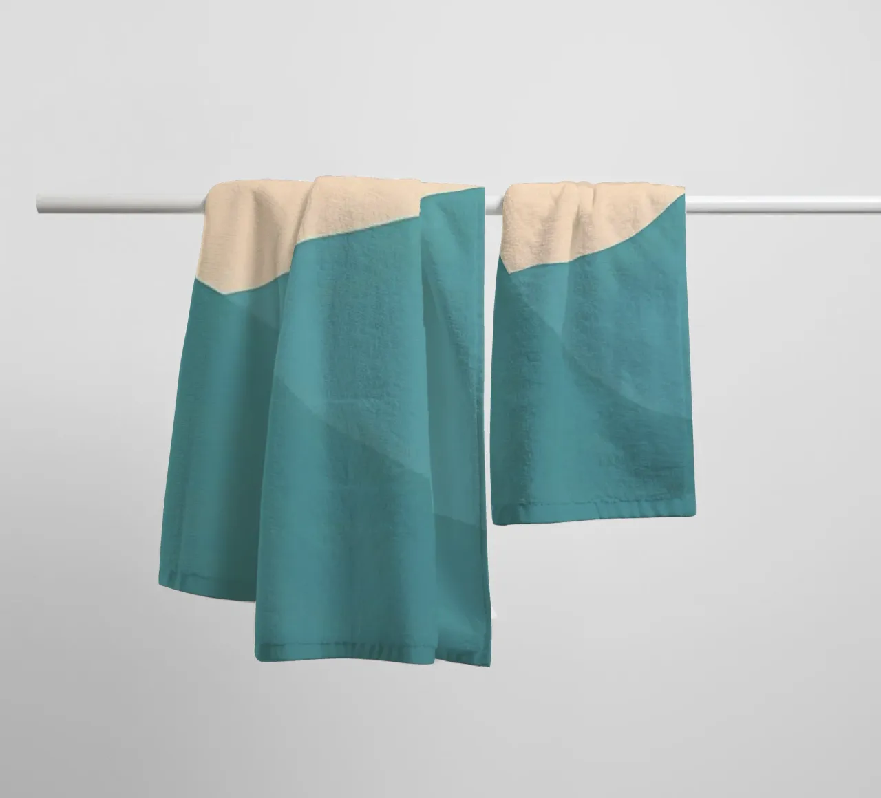 Paesaggio Boho asciugamano da bagno da Bartosz Powalka