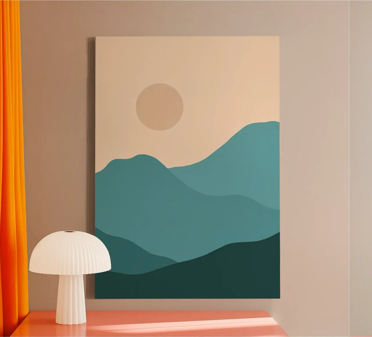 Paesaggio Boho tela da Bartosz Powalka