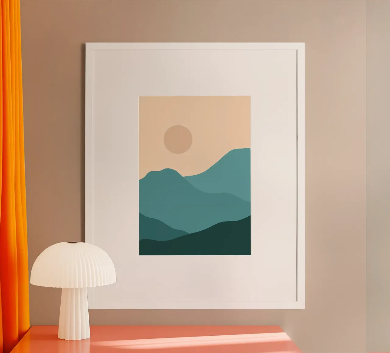Paesaggio Boho carta hahnemühle da Bartosz Powalka