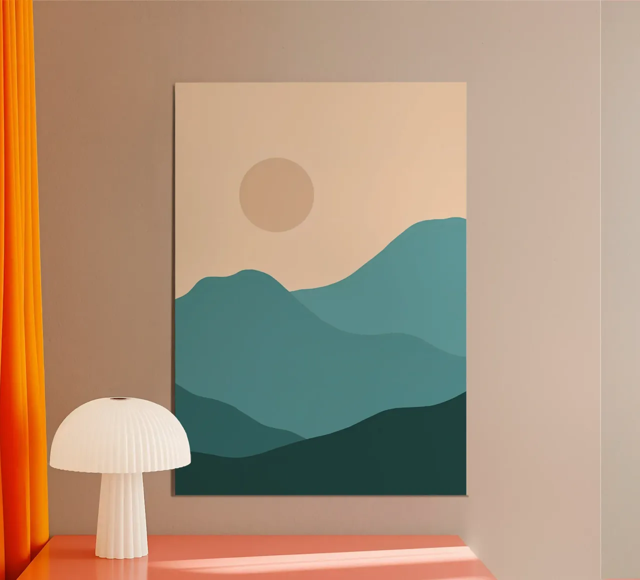 Paesaggio Boho carta hahnemühle da Bartosz Powalka