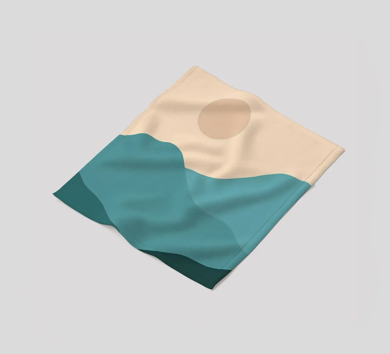 Paesaggio Boho coperta in pile da Bartosz Powalka