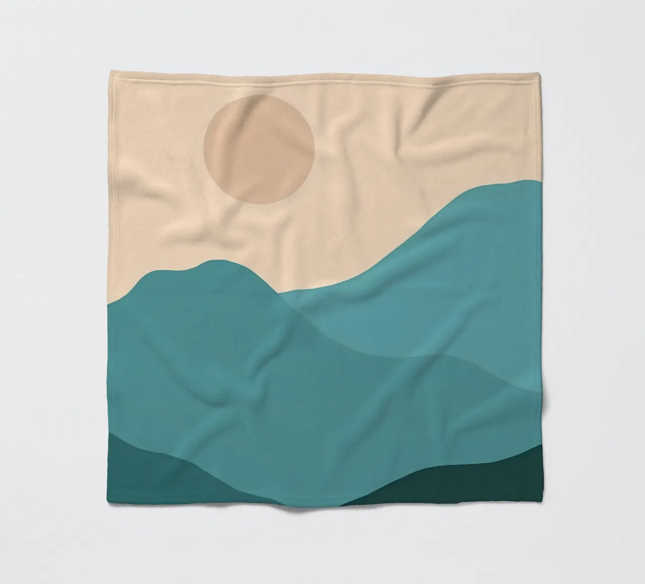 Paesaggio Boho coperta in pile da Bartosz Powalka