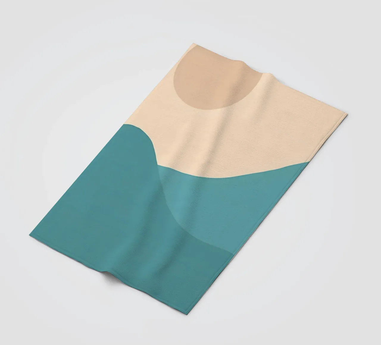 Paesaggio Boho coperta in pile da Bartosz Powalka