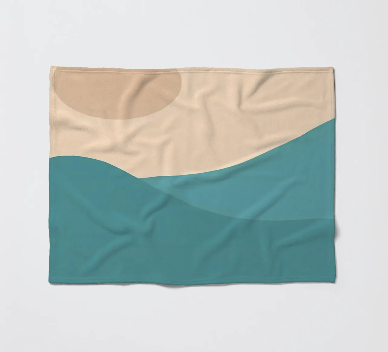 Paesaggio Boho coperta in pile da Bartosz Powalka