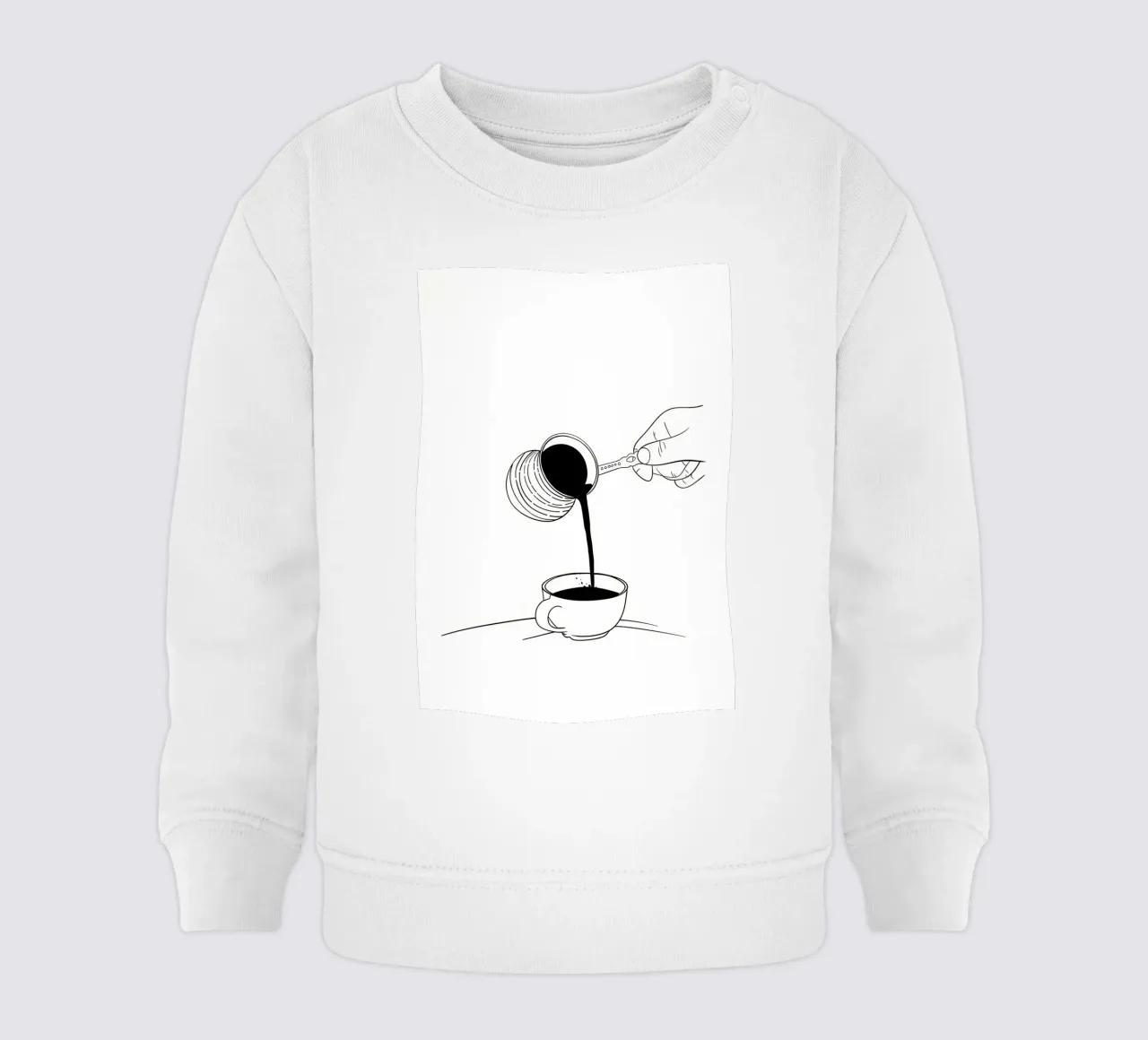 Caffè in infusione felpa neonato da Aiden Garcia