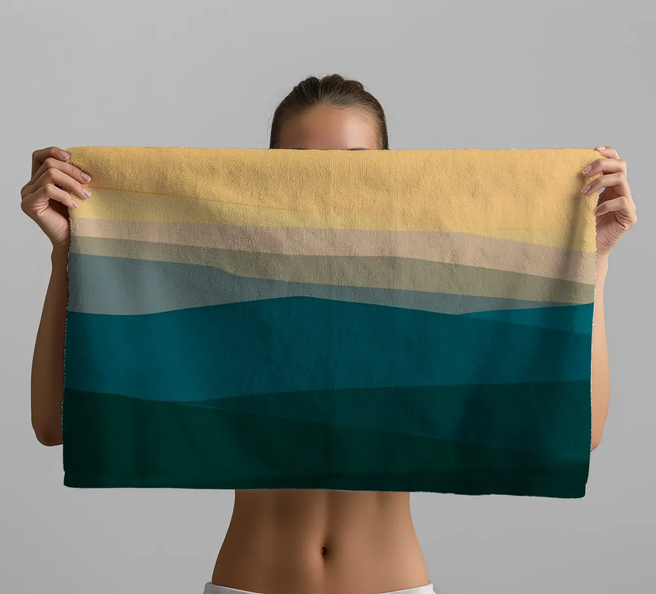 Sunset poster towel by Bartosz Powalka
