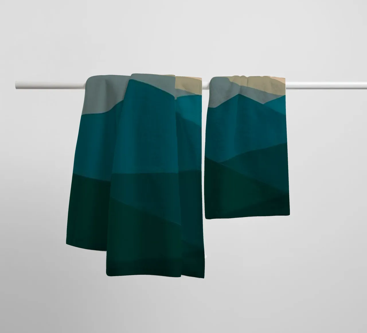Sunset poster towel by Bartosz Powalka