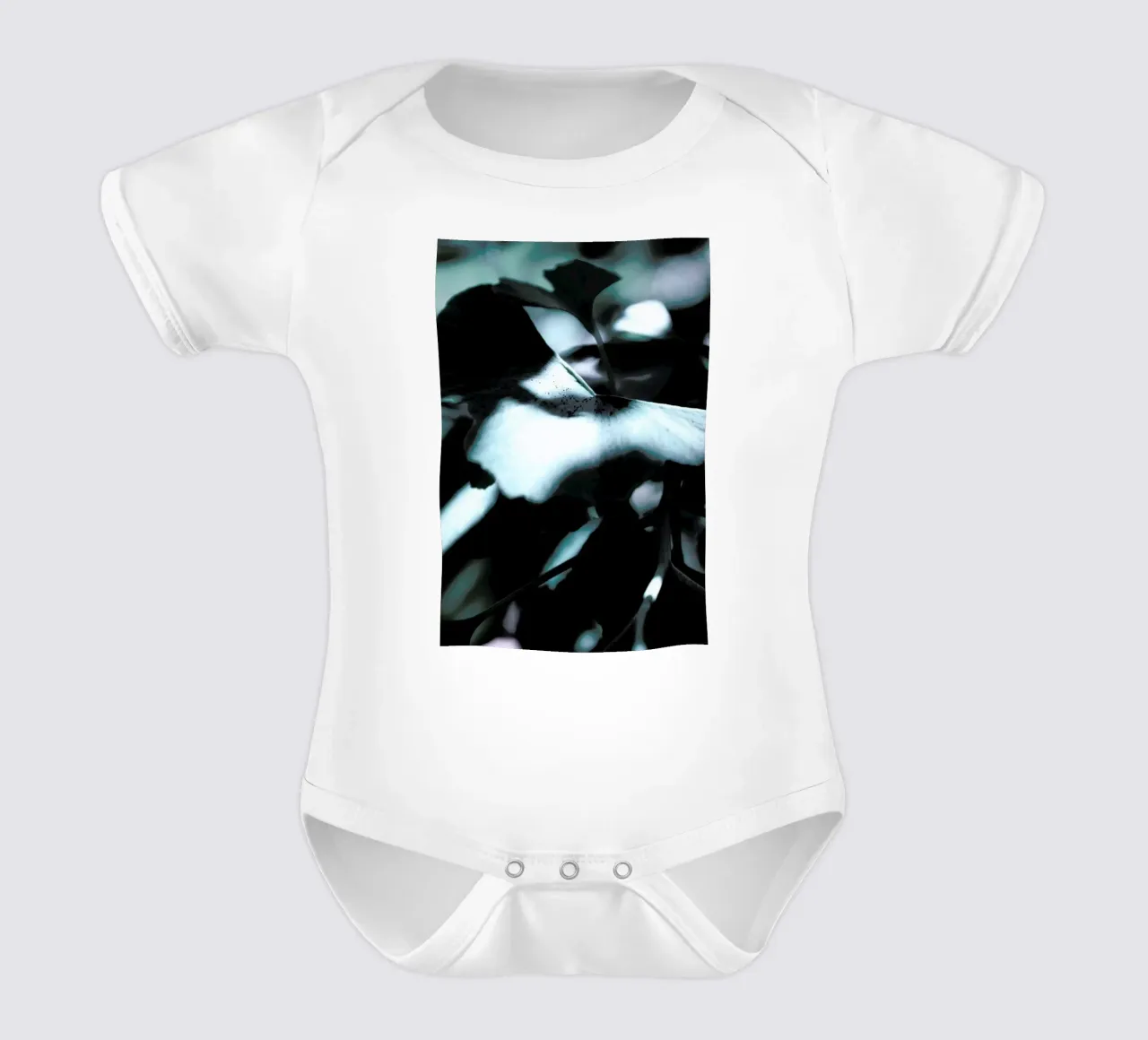 Ginkgo 01 body neonato maniche corte da Froilein Juno