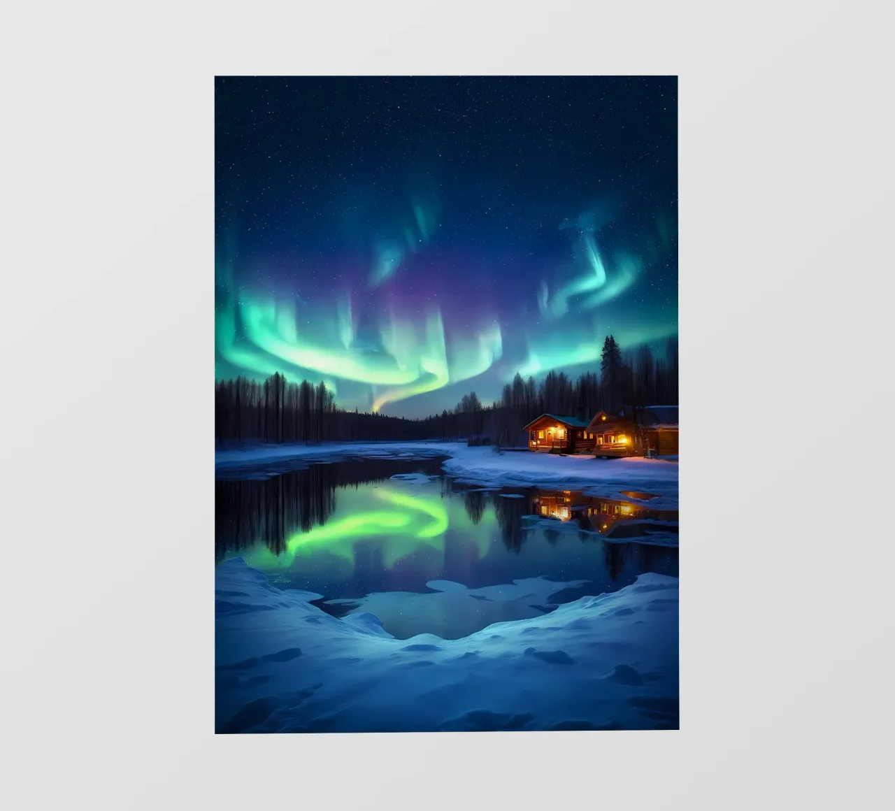 Misteri dell'Aurora pellicola backlit da Matthew Katz
