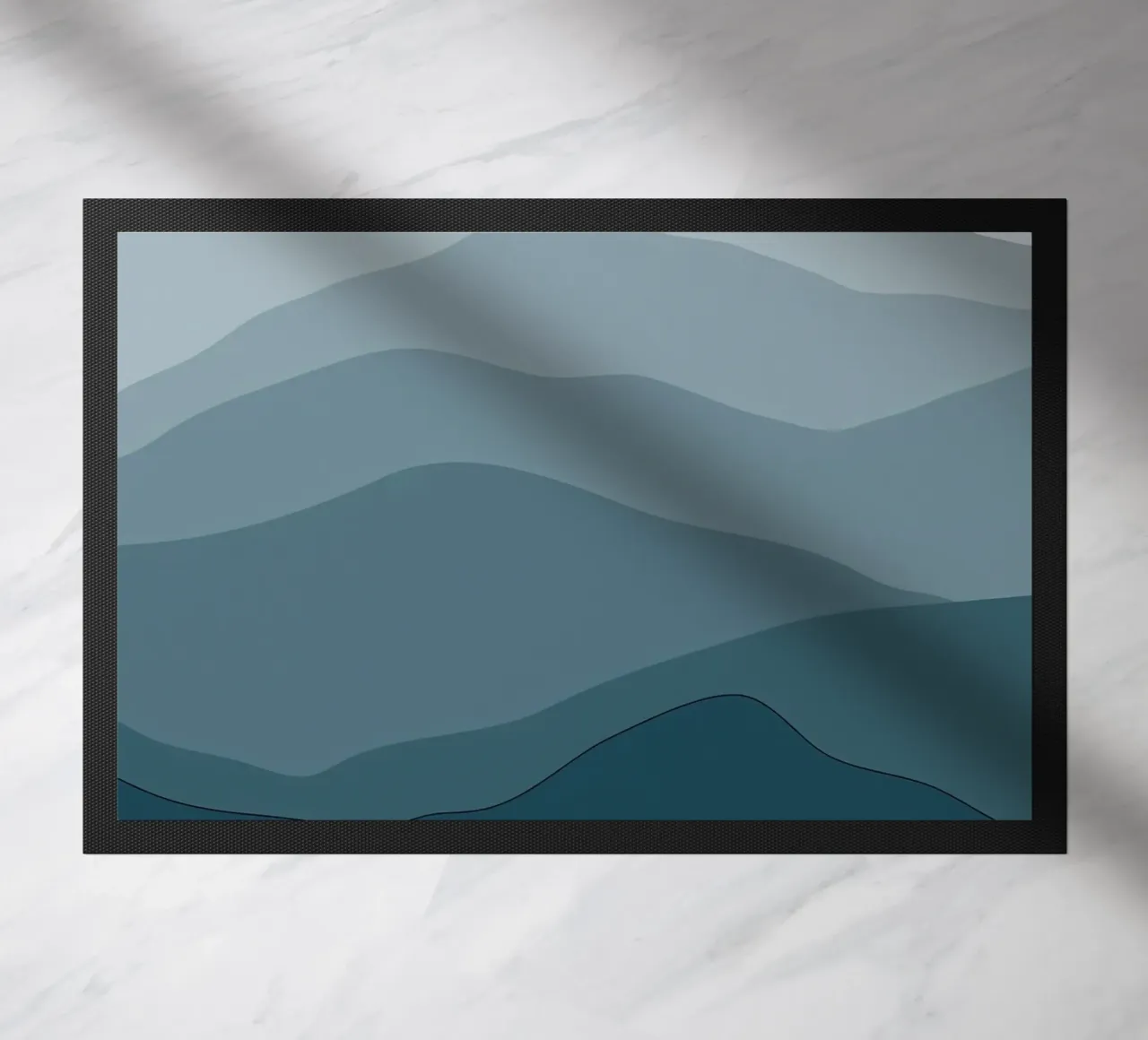 Nature abstract wall art doormat by Bartosz Powalka