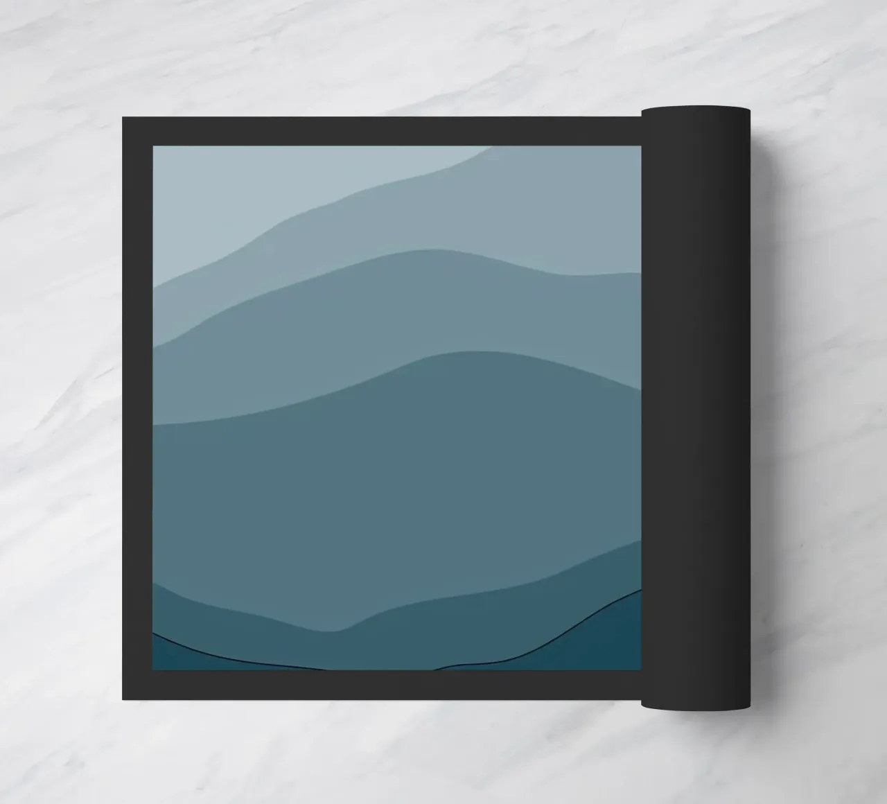 Nature abstract wall art doormat by Bartosz Powalka