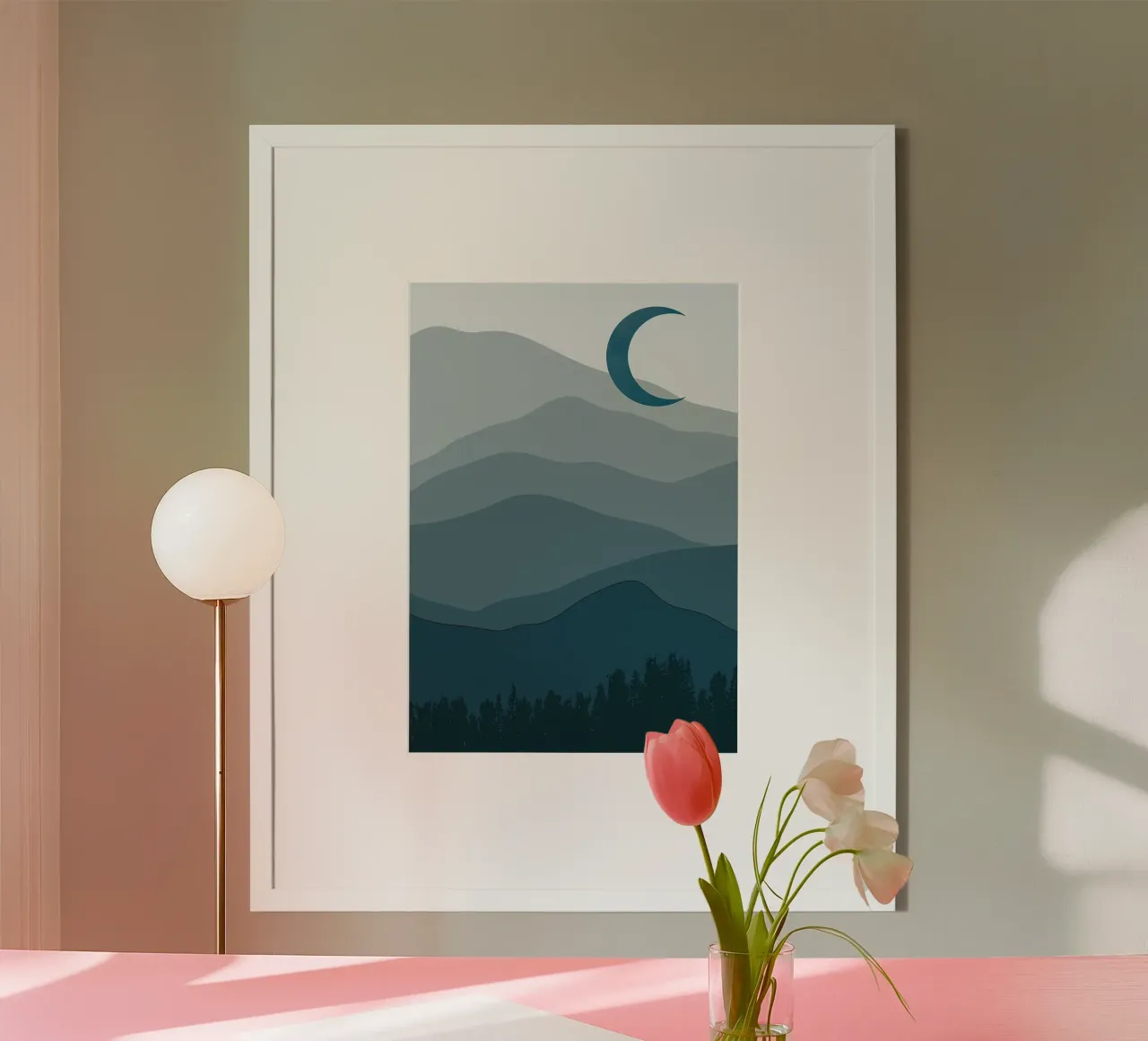 Arte murale astratta della natura poster da Bartosz Powalka