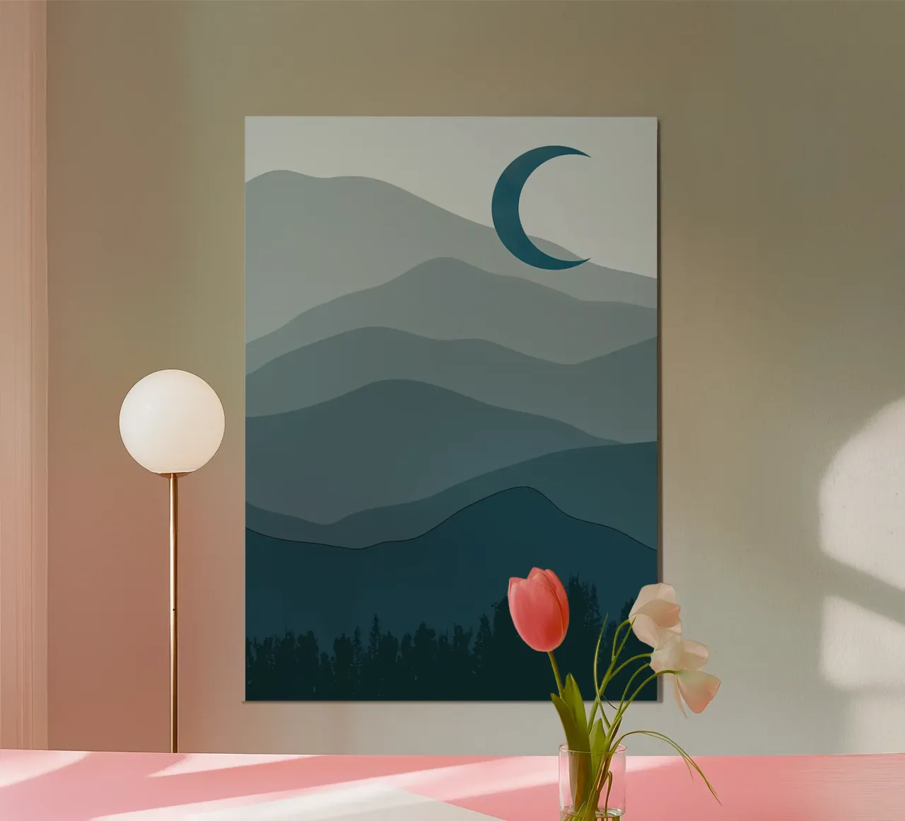 Arte murale astratta della natura poster da Bartosz Powalka